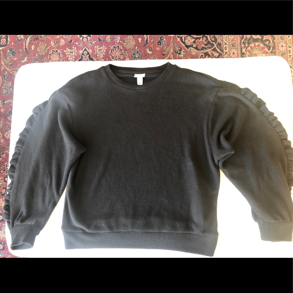 A New Day Cropped & Dinosaur Sleeves Sweatshirt